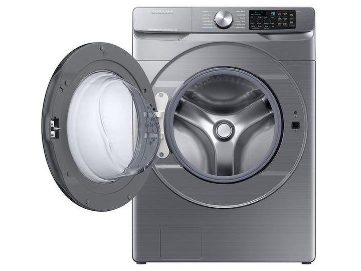 SAMSUNG WF45B6300AP 4.5 cu. ft. Large Capacity Smart Front Load Washer with Super Speed Wash in Platinum