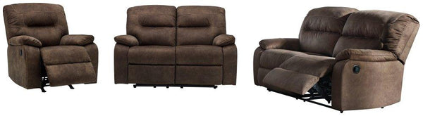 ASHLEY FURNITURE PKG001852 Sofa, Loveseat and Recliner