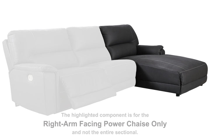 ASHLEY FURNITURE 7860697 Henefer Right-arm Facing Power Reclining Back Chaise