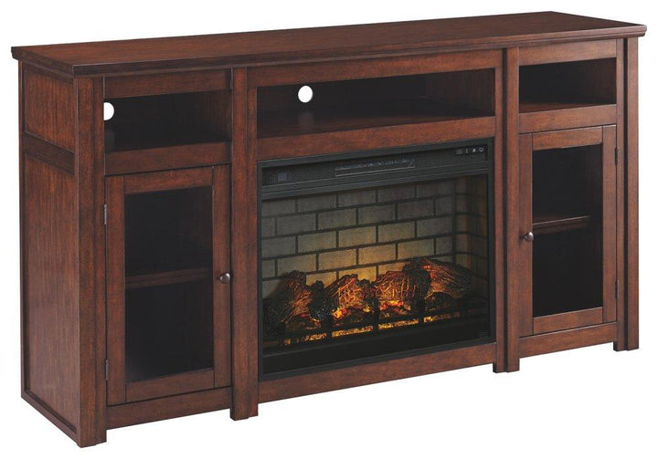 ASHLEY FURNITURE W797W2 Harpan 72" TV Stand With Electric Fireplace