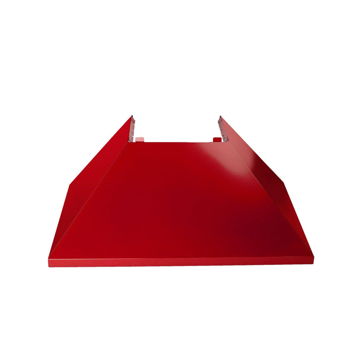 ZLINE KITCHEN AND BATH 8654RG30 ZLINE Ducted ZLINE DuraSnow Stainless Steel R Range Hood with Red Gloss Shell Size: 30 Inch