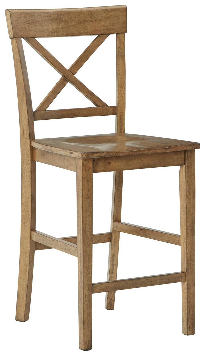 ASHLEY FURNITURE PKG012079 Counter Height Dining Table and 2 Barstools