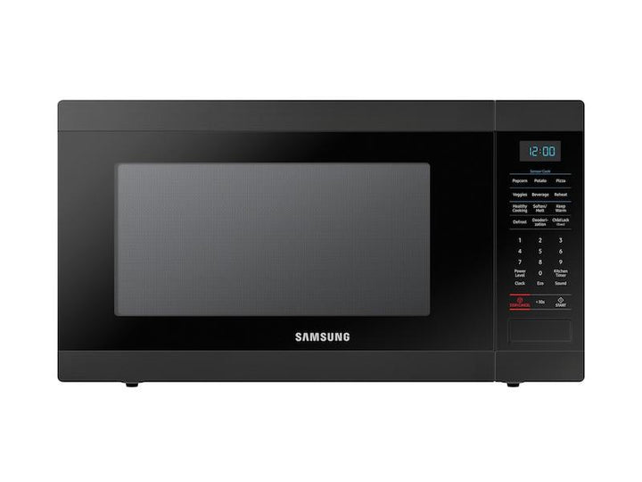 SAMSUNG MS19M8020TG 1.9 cu. ft. Countertop Microwave for Built-In Application in Fingerprint Resistant Black Stainless Steel