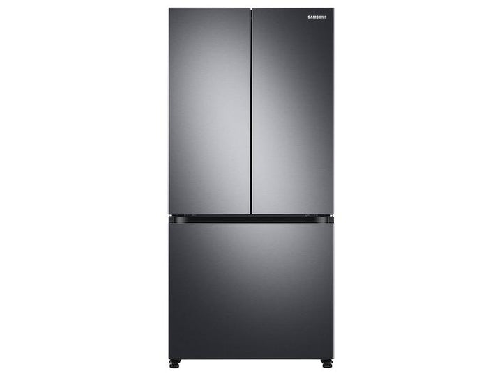 SAMSUNG RF18A5101SG 18 cu. ft. Smart Counter Depth 3-Door French Door Refrigerator in Black Stainless Steel