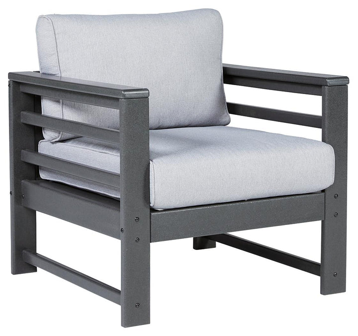 ASHLEY FURNITURE PKG013839 Outdoor Sofa and 2 Chairs With Coffee Table