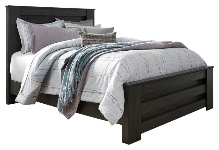ASHLEY FURNITURE PKG012907 Queen Panel Bed With Mirrored Dresser and Nightstand