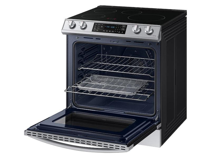 SAMSUNG NE63B8611SS 6.3 cu. ft. Smart Rapid Heat Induction Slide-in Range with Air Fry & Convection+ in Stainless Steel