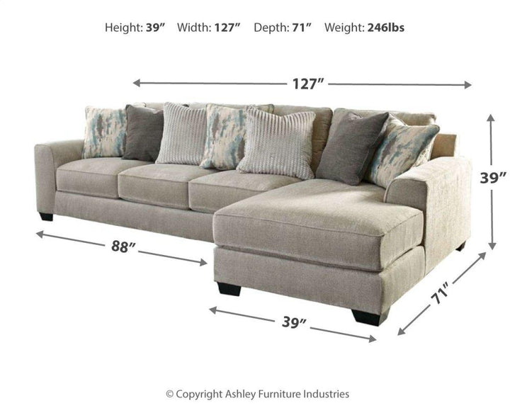 ASHLEY FURNITURE 39504S5 Ardsley 2-piece Sectional With Chaise