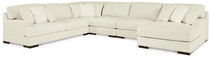 ASHLEY FURNITURE 52204S5 Zada 5-piece Sectional With Chaise