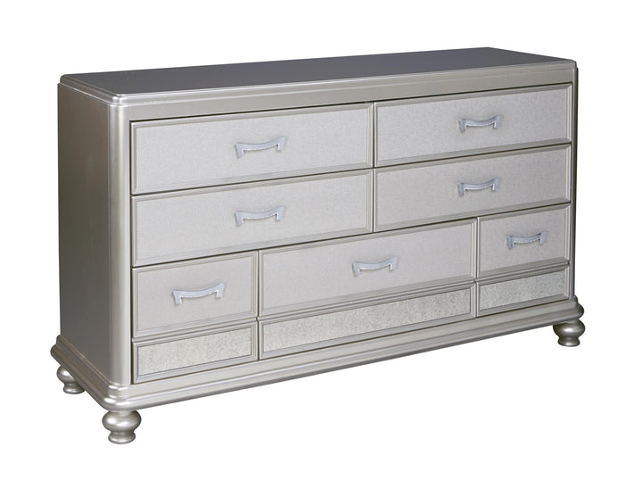 ASHLEY FURNITURE PKG010735 King Upholstered Bed With Dresser