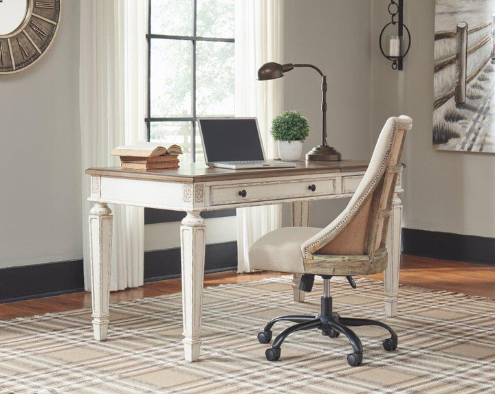 ASHLEY FURNITURE PKG008077 Home Office Desk With Chair