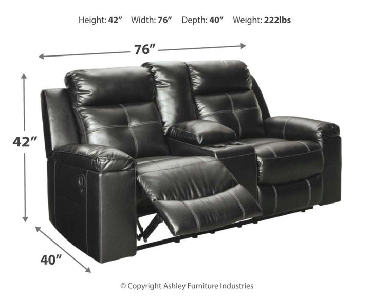 ASHLEY FURNITURE 82105U1 Kempten Reclining Sofa and Loveseat