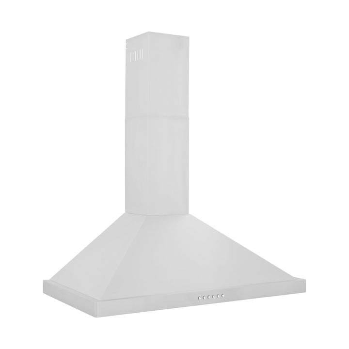 ZLINE KITCHEN AND BATH ALP10WL36 ZLINE Alpine Series Convertible Wall Mount Range Hood in Stainless Steel with Remote Control, LED lighting, Baffle Filters Size: 36 Inch