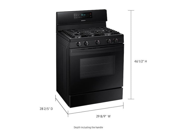 SAMSUNG NX58T5601SB 5.8 cu. ft. Freestanding Gas Range with Convection in Black