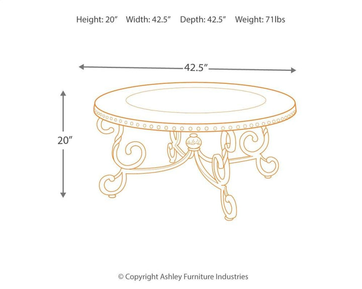 ASHLEY FURNITURE PKG007160 Coffee Table With 2 End Tables