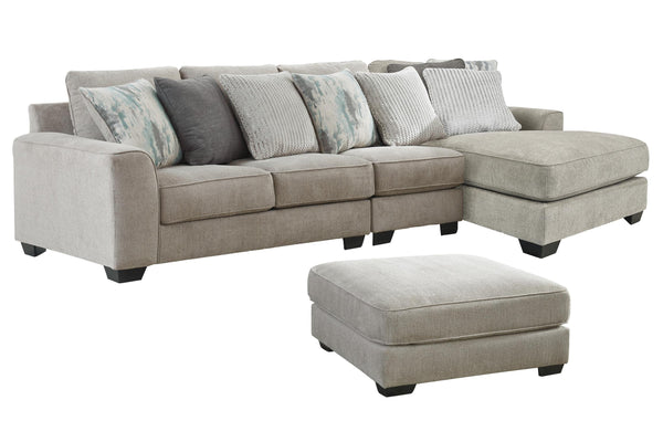 ASHLEY FURNITURE PKG001225 3-piece Sectional With Ottoman