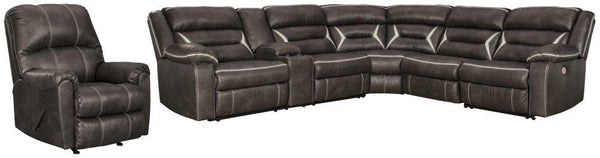 ASHLEY FURNITURE PKG000834 4-piece Sectional With Recliner