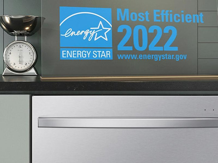 SAMSUNG DW80B7071US Smart 42dBA Dishwasher with StormWash+ TM and Smart Dry in Stainless Steel