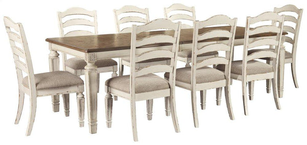 ASHLEY FURNITURE PKG002227 Dining Table and 8 Chairs