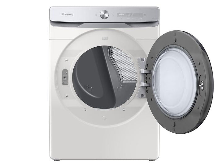 SAMSUNG DVE50A8600E 7.5 cu. ft. Smart Dial Electric Dryer with Super Speed Dry in Ivory