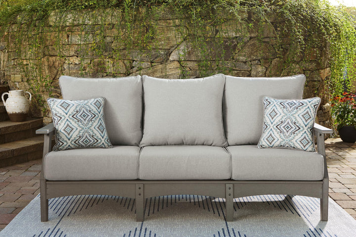 ASHLEY FURNITURE PKG011424 Outdoor Sofa With Coffee Table