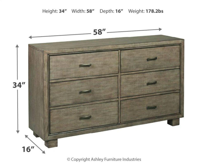 ASHLEY FURNITURE PKG005720 Queen Bookcase Bed With Dresser