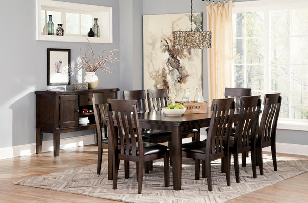 ASHLEY FURNITURE PKG002081 Dining Table and 8 Chairs With Storage