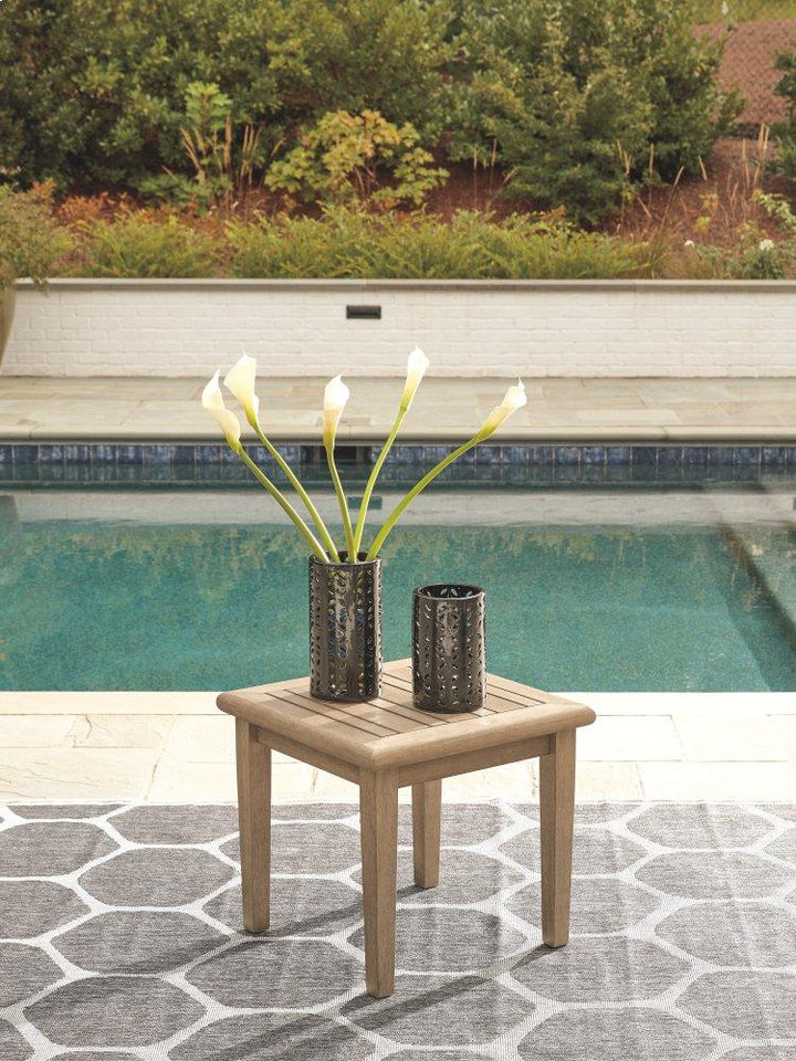 ASHLEY FURNITURE PKG008818 Outdoor Coffee Table With 2 End Tables