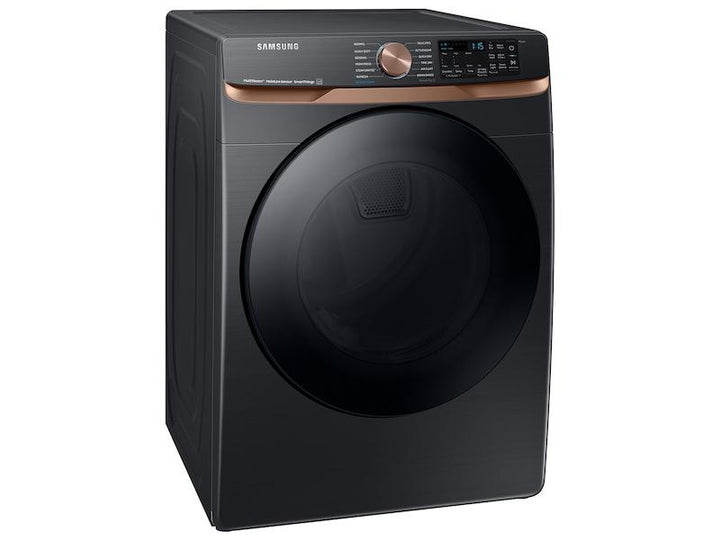 SAMSUNG DVE50BG8300VA3 7.5 cu. ft. Smart Electric Dryer with Steam Sanitize+ and Sensor Dry in Brushed Black