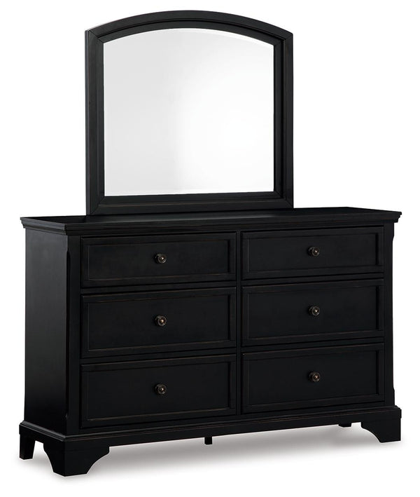 ASHLEY FURNITURE B739B1 Chylanta Dresser and Mirror