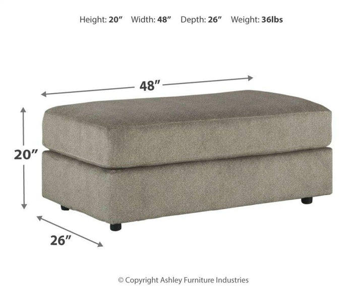 ASHLEY FURNITURE 9510308 Soletren Oversized Ottoman