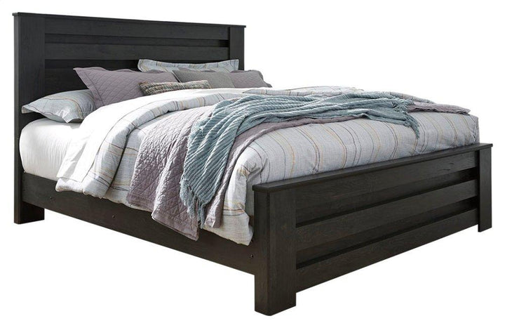 ASHLEY FURNITURE PKG004012 King Panel Bed With Mirrored Dresser