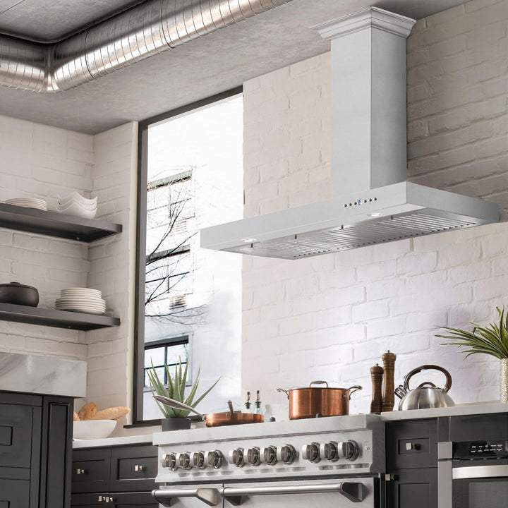 ZLINE KITCHEN AND BATH KE24 ZLINE Convertible Vent Wall Mount Range Hood in Stainless Steel Size: 24 Inch