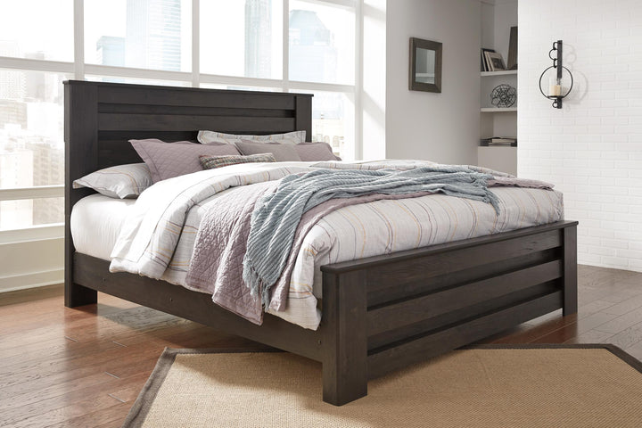 ASHLEY FURNITURE PKG003995 King/california King Panel Headboard With Mirrored Dresser and 2 Nightstands