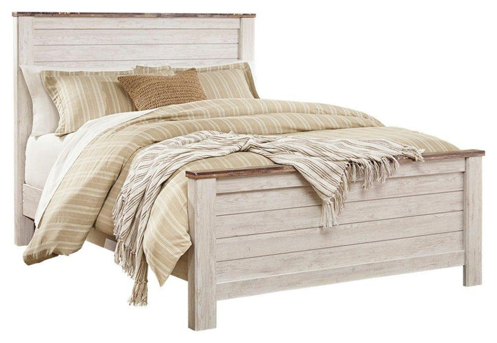 ASHLEY FURNITURE PKG008834 Queen Panel Bed With Mattress