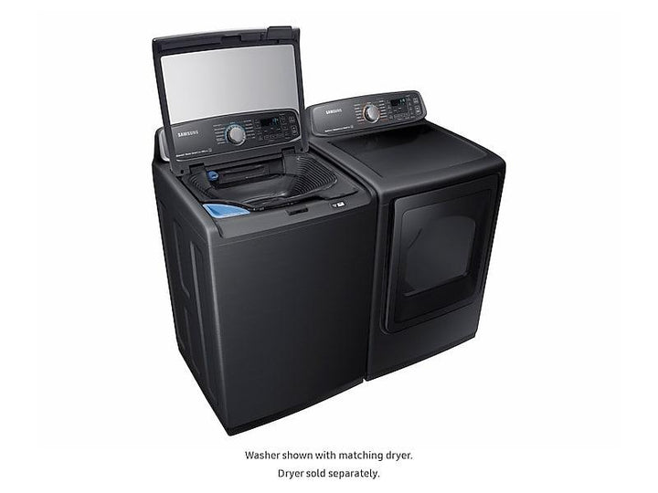 SAMSUNG WA52M7750AV 5.2 cu. ft. activewash TM Top Load Washer in Black Stainless Steel