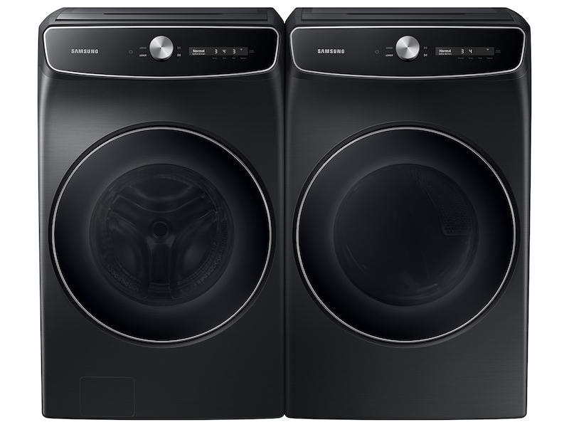 SAMSUNG DVG60A9900V 7.5 cu. ft. Smart Dial Gas Dryer with FlexDry TM and Super Speed Dry in Brushed Black