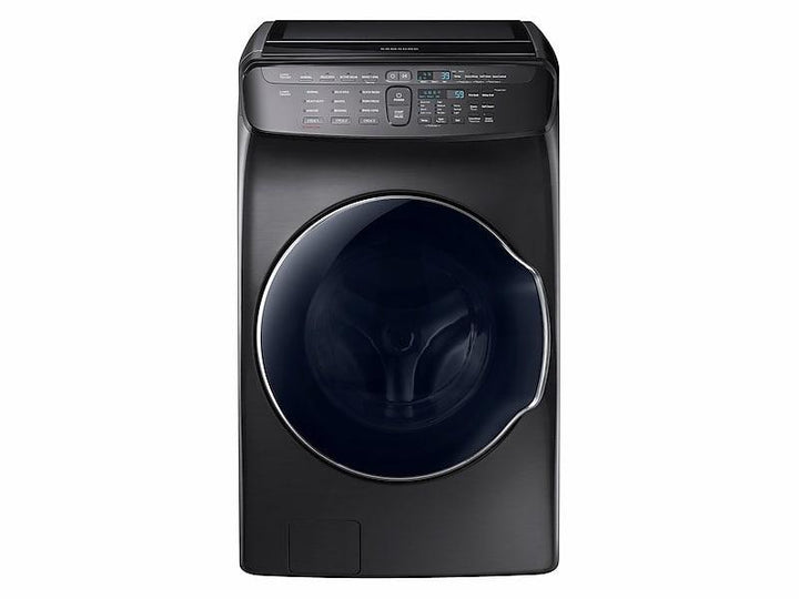 SAMSUNG WV55M9600AV 5.5 cu. ft. Smart Washer with FlexWash TM in Black Stainless Steel