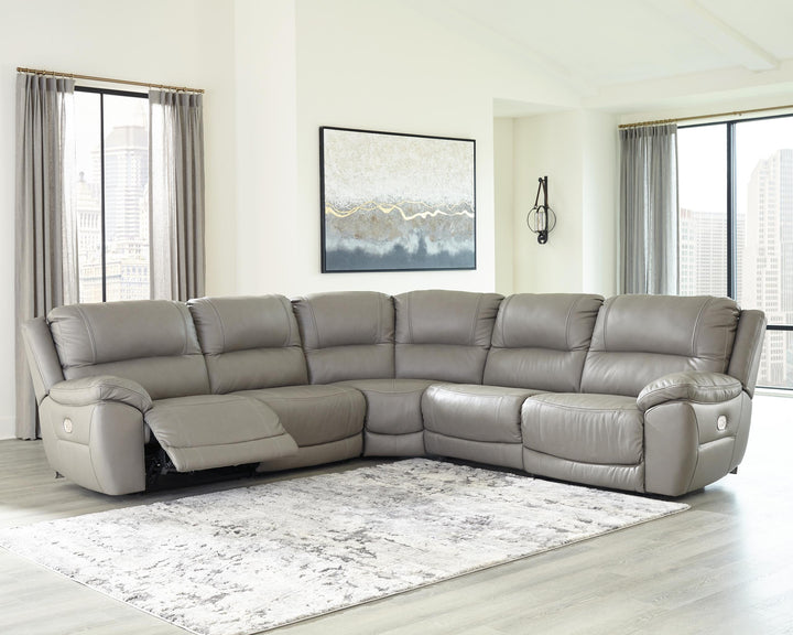 ASHLEY FURNITURE U71605S1 Dunleith 5-piece Power Reclining Sectional