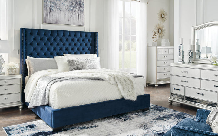 ASHLEY FURNITURE B650B26 Coralayne California King Upholstered Bed