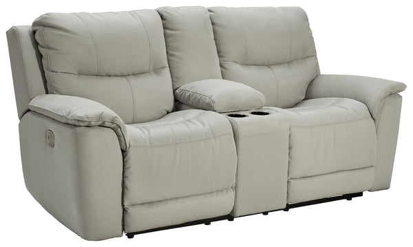 ASHLEY FURNITURE 6080618 Next-gen Gaucho Power Reclining Loveseat With Console