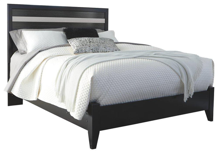 ASHLEY FURNITURE PKG014152 Queen Panel Bed With Mirrored Dresser and Nightstand