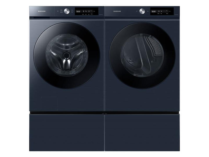 SAMSUNG DVE46BB6700DA3 Bespoke 7.5 cu. ft. Large Capacity Electric Dryer with Super Speed Dry and AI Smart Dial in Brushed Navy