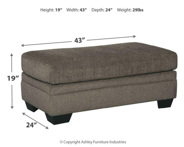 ASHLEY FURNITURE 77204U3 Dorsten Chair and Ottoman