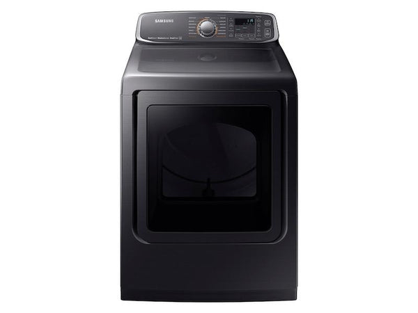 SAMSUNG DVE52M7750V 7.4 cu. ft. Electric Dryer in Black Stainless Steel