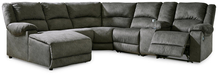 ASHLEY FURNITURE 30402S9 Benlocke 6-piece Reclining Sectional With Chaise