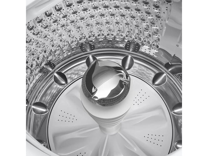 SAMSUNG WA49B5205AW 4.9 cu. ft. Capacity Top Load Washer with ActiveWave TM Agitator and Active WaterJet in White