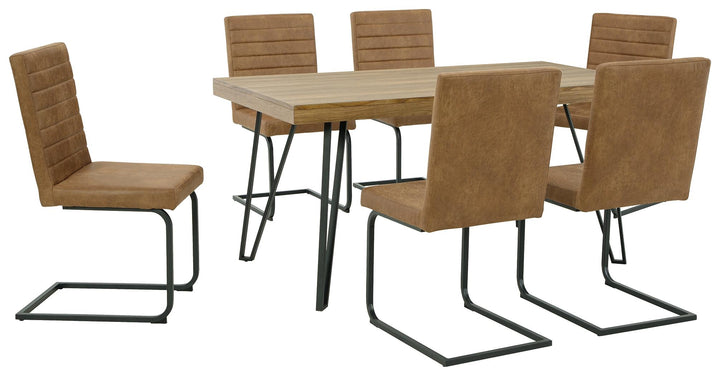 ASHLEY FURNITURE PKG013266 Dining Table and 6 Chairs