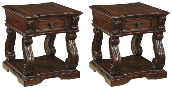 ASHLEY FURNITURE PKG008560 2 End Tables