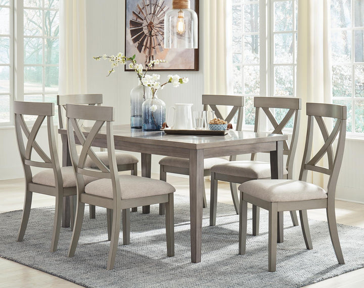 ASHLEY FURNITURE PKG011520 Dining Table and 6 Chairs